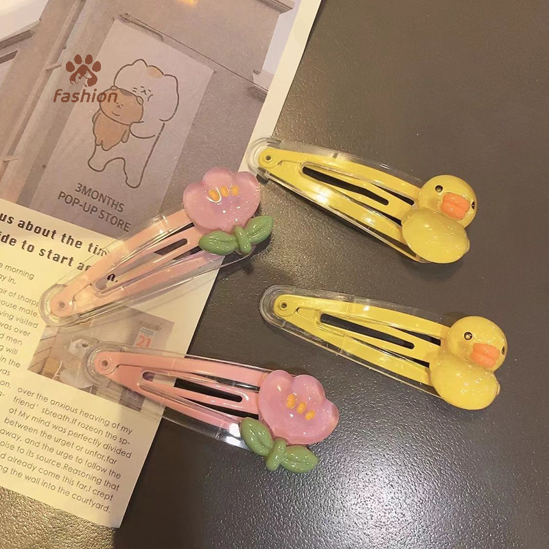 [แฟชั่น] 2 ชิ้นน่ารักโปร่งใสดอกไม้เห็ดการ์ตูน BB สําหรับผู้หญิงสาวแฟชั่นเครื่องประดับผมของขวัญ {TH} - รูปที่ 2