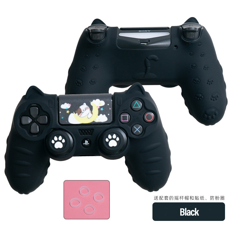 สําหรับ PS4 Spot Goods Cat Paw ซิลิโคน Soft Protector สติกเกอร์ผิวสําหรับ Sony Dualshock 4 DS4 PS4 Slim Pro Controller กรณี Thumb Stick Grip ฝาครอบ