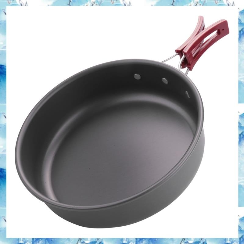 [ ] แคมป์ปิ้งกระทะทอดตั้งแคมป์กลางแจ้งแบบพกพาไม่ติดทําอาหารปิกนิกเดินป่าเครื่องครัวเครื่องครัวกระทะ