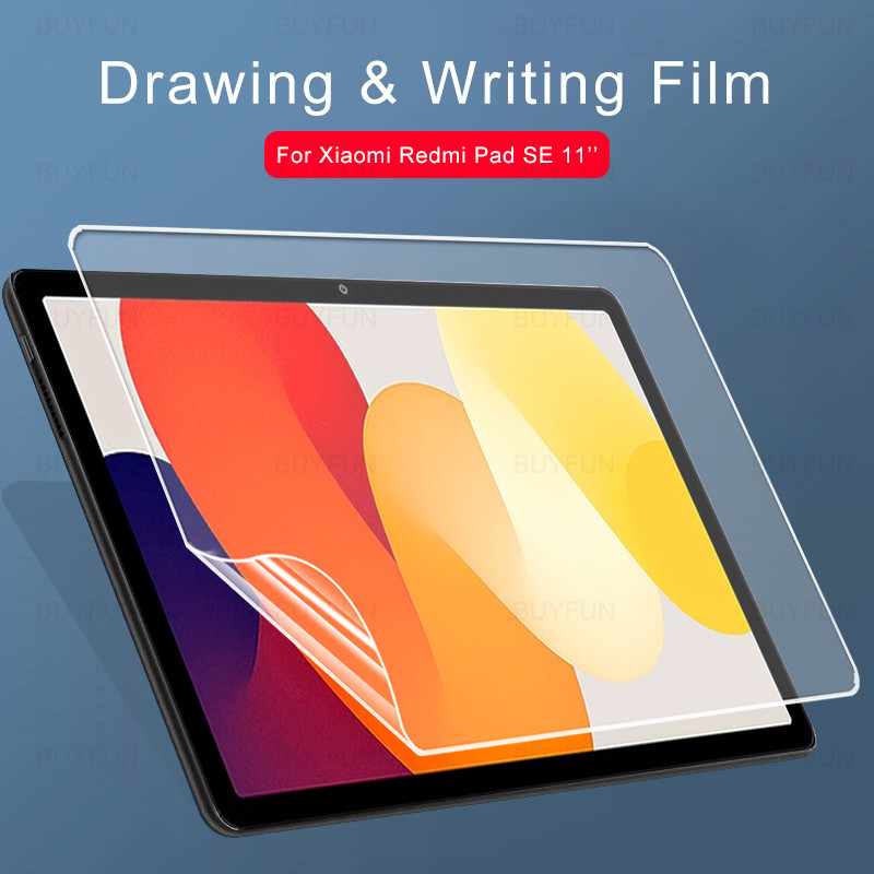 สําหรับredmi Pad SE 4G 8.7 11 Pad Pro 12.1 Poco Pad 2024 ป้องกันหน้าจอสําหรับXiaomi Pad 6 6Pro 5 Pro 6S ProเขียนสีMatte Softฟิล์ม