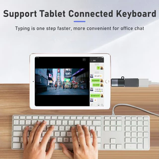 Fonken Type C ถึง iOS ไมโครโฟนไร้สายอะแดปเตอร์ OTG iOS ชายกับ Type-C หญิงชาร์จตัวแปลงเสียง
