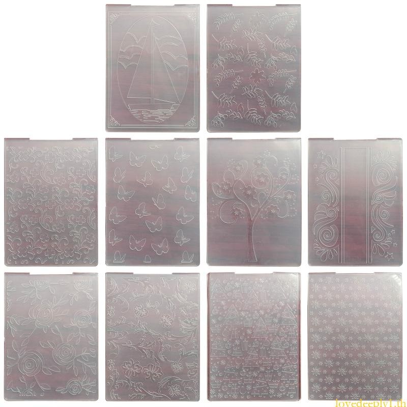 รักโฟลเดอร์ลายนูนมือหัตถกรรมแม่แบบแม่พิมพ์แสตมป์ลายฉลุสมุดกระดาษการ์ด
