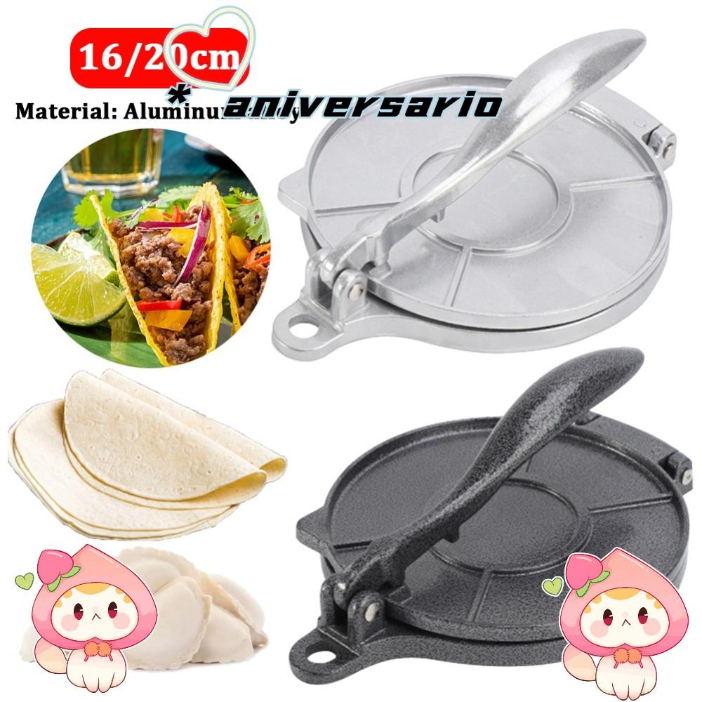 Aniversario Tortilla Press Maker เครื่องมือทําอาหารอุปกรณ์เสริม Universal Dumpling Maker คู่มือครัว Bakeware Pastry Presses