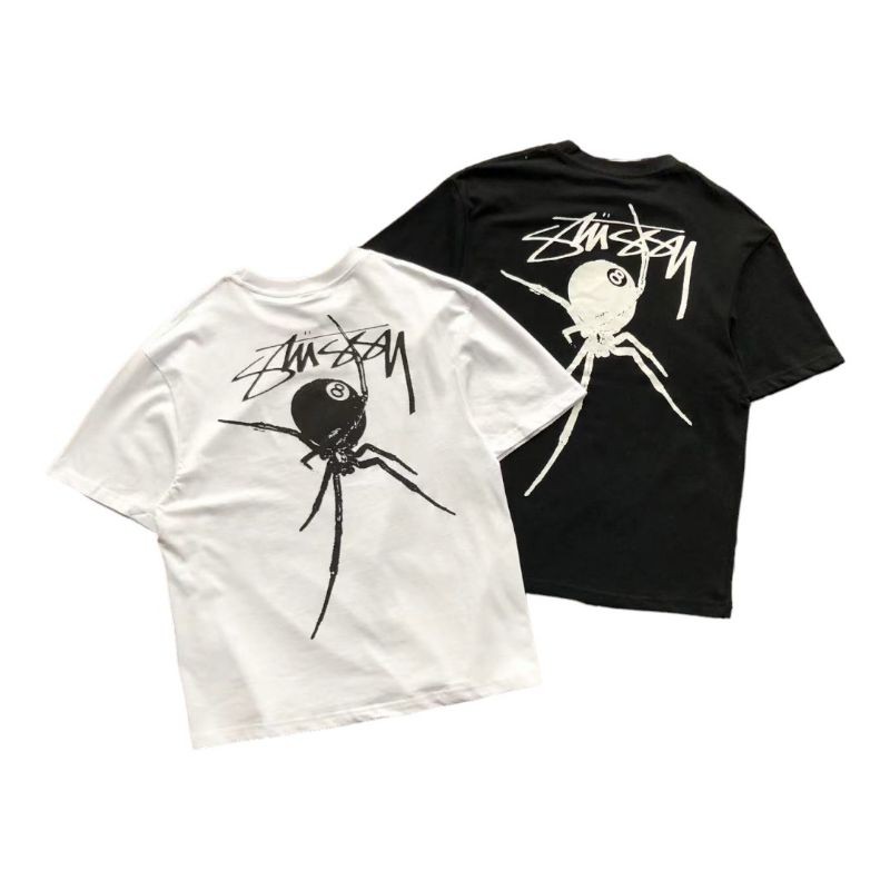 Stssy Spider Ball 8 - เสื้อยืด STSSY - เสื้อยืดผู้หญิง - เสื้อยืดผู้ชาย