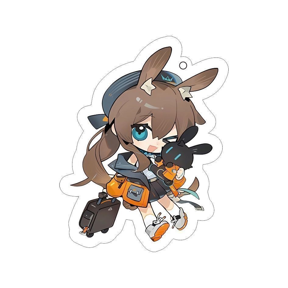 Arknights พวงกุญแจ Arknights Grani Claire Morgan Meteor Arknights 2024 Carnival สินค้าอะคริลิค Inter