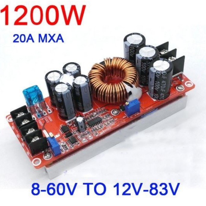 DP99 psu 1200W 20A DC Boost Converter Step UP โมดูลจ่ายไฟ
