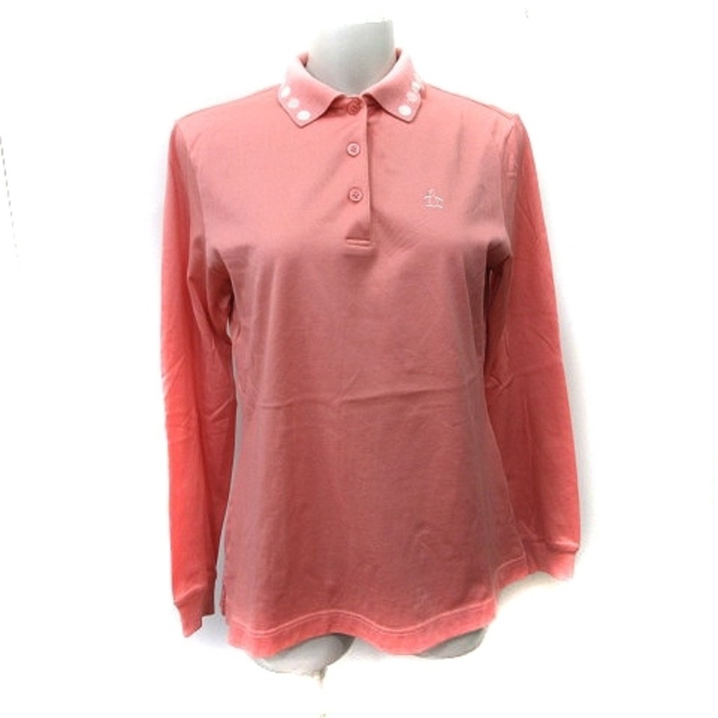 Junko Shimada เสื้อโปโลแขนยาวเย็บปักถักร้อย 9 Salmon Pink Yi ส่งตรงจากญี่ปุ่น มือสอง Dadba7E3C0B5D70