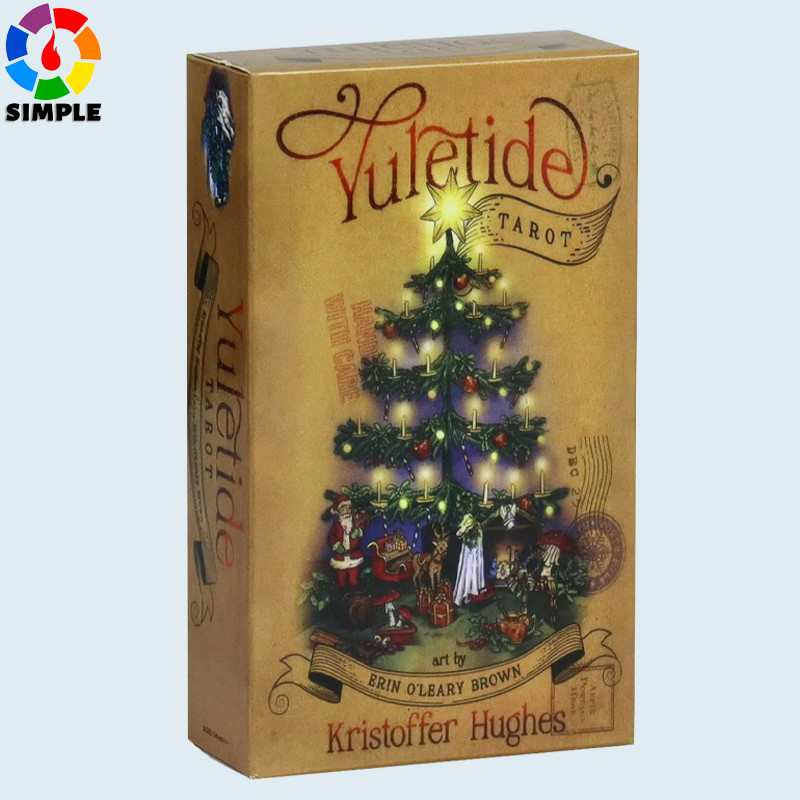 Yuletide Tarot Deck Cards Games Divination Party Desktop Toy Entertainment Leisure 18+ Tarot Cards A