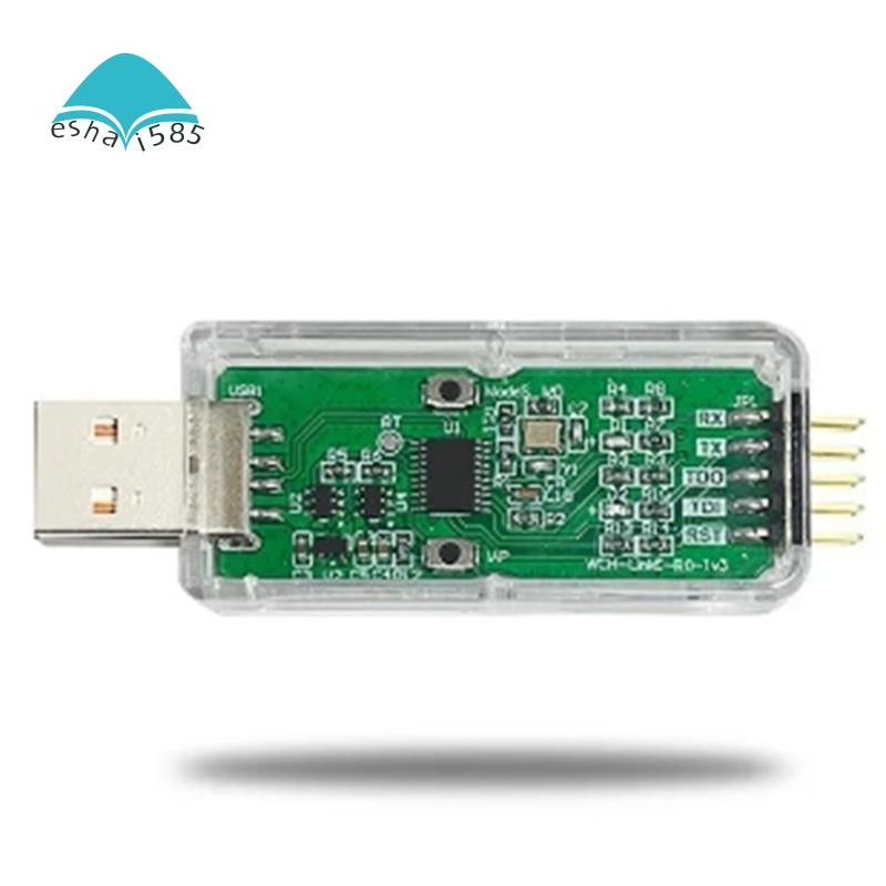 Eshai585WCH Linke ดาวน์โหลดออนไลน์ Debugger รองรับ WCH RISC-V สถาปัตยกรรม MCU/SWD อินเทอร์เฟซ 1 พอร์