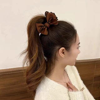 แฟชั่น Bowknot กิ๊บติดผมผมหางม้าสูง Hairpin Headwear อุปกรณ์เสริม
