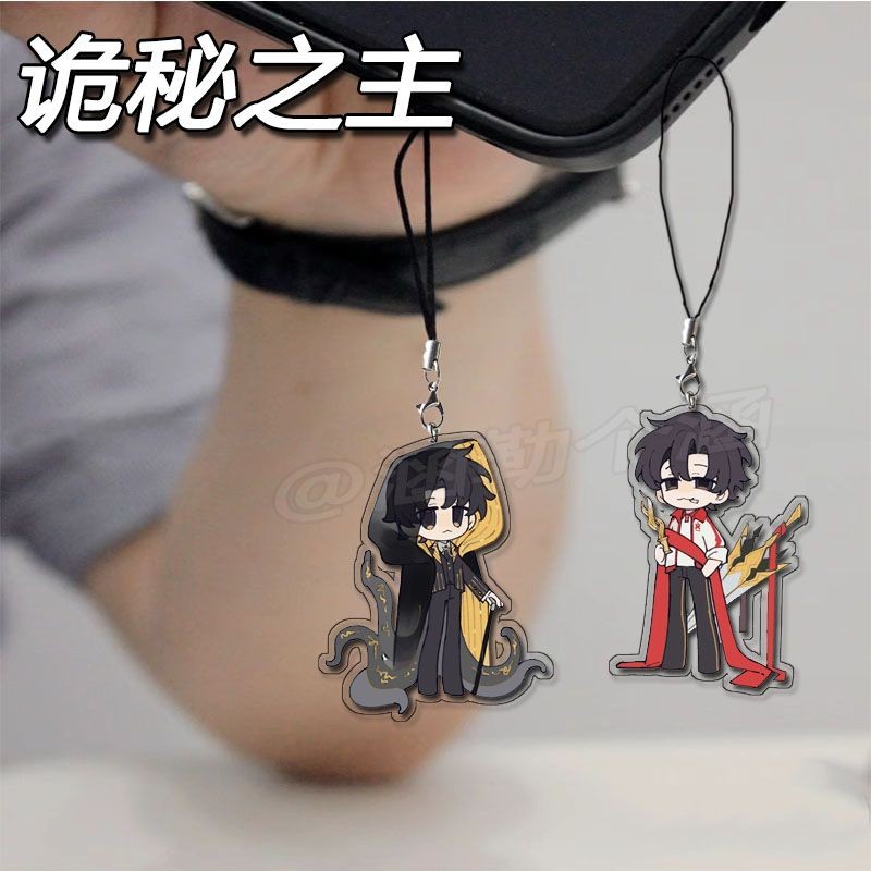 Lord of The Mysteries Anime KeyChain Klein Moretti Men Key Chain สําหรับผู้หญิงแฟชั่น Creative Figure อะคริลิคพวงกุญแจจี้ของขวัญ