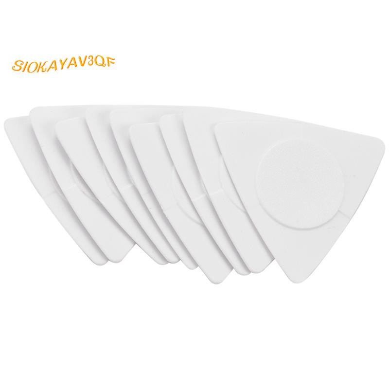 10 ชิ้นสามเหลี่ยม-กีตาร์ Picks 1.0 0.75 ความหนา 0.5 มม.ใน PC + วัสดุ ABS Antislip สไตล์ Picks
