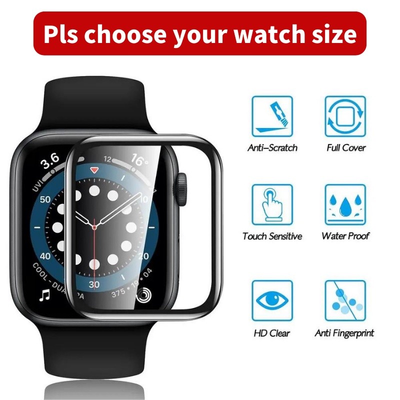 ป้องกันหน้าจอสําหรับ iwatch 49 มม.45 มม.41 มม.41 45 49 มม.Iwatch Soft Film นาฬิกาอุปกรณ์เสริม apple watch series 7 8 ultra