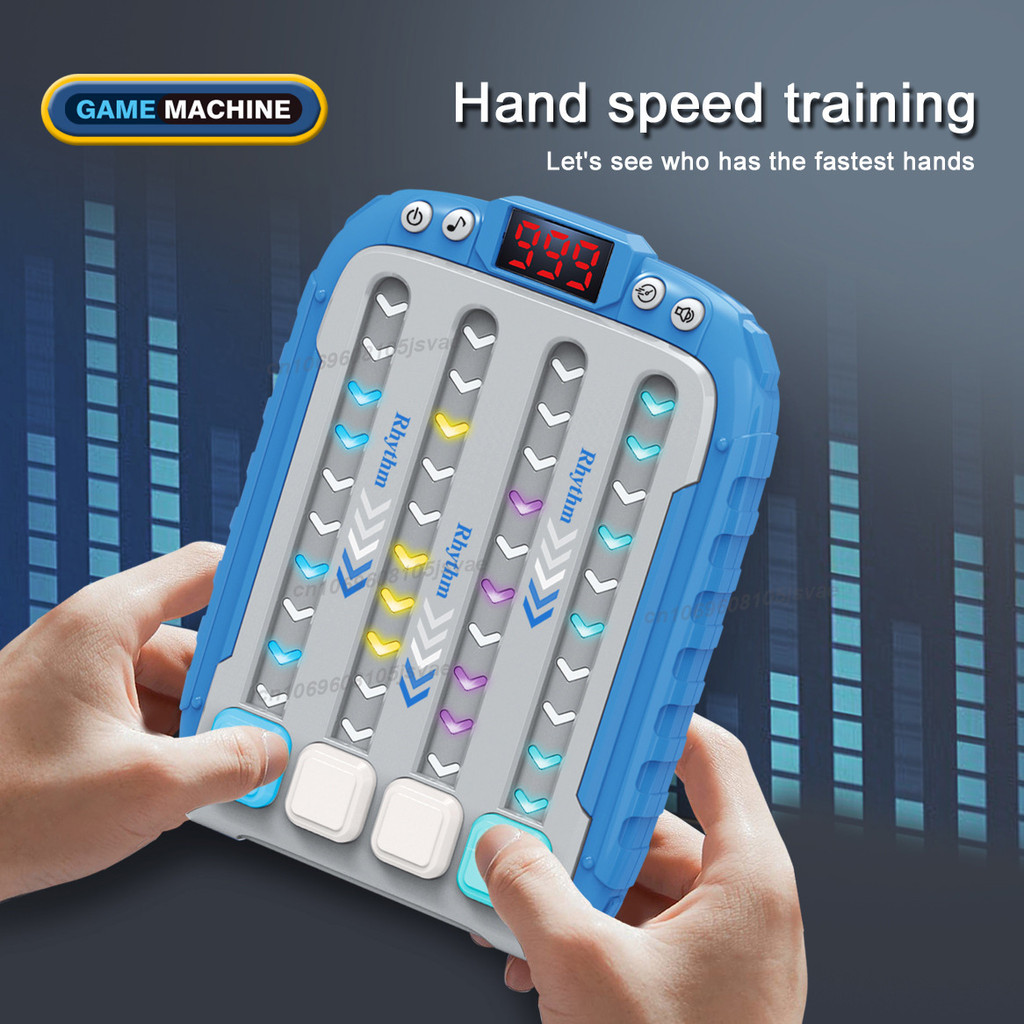 ร้อน! Rhythm คอนโซลมือถือเกมกระดาน Fidget สําหรับความเครียดบรรเทา Quick Click เครื่องความเร็วมือพร้อมเพลงของเล่นเด็กของขวัญ