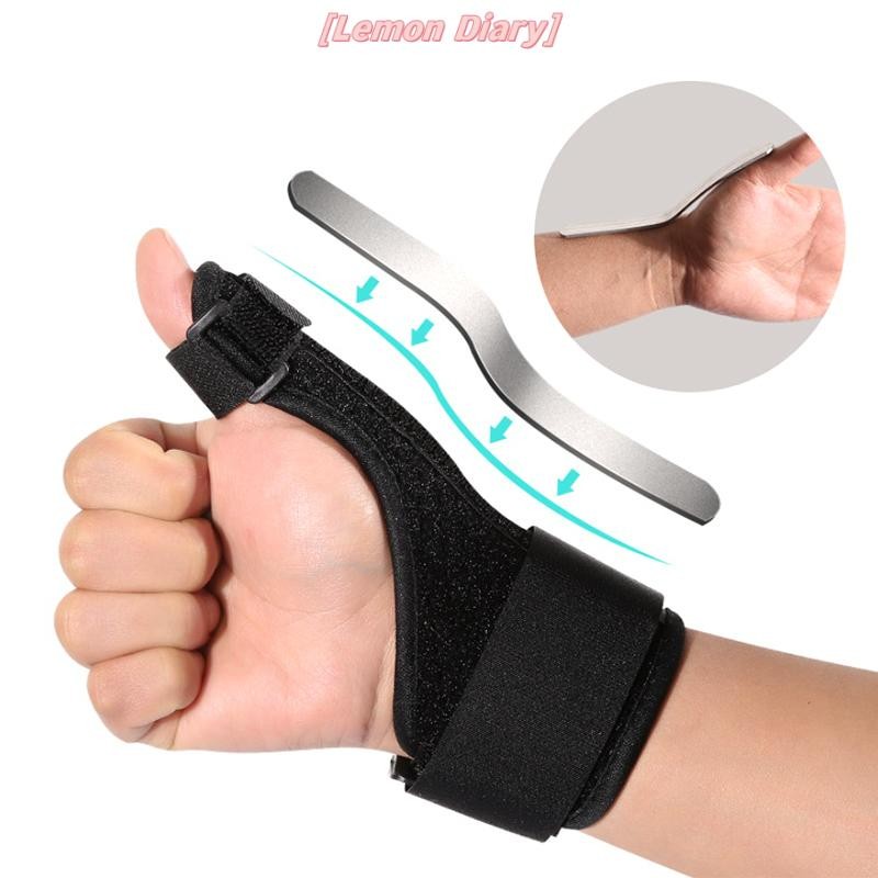 แอลดี| Thumb Support Finger Protector Stabilizer การบาดเจ็บ Health Care ข้อมือ Splint Brace ใหม่