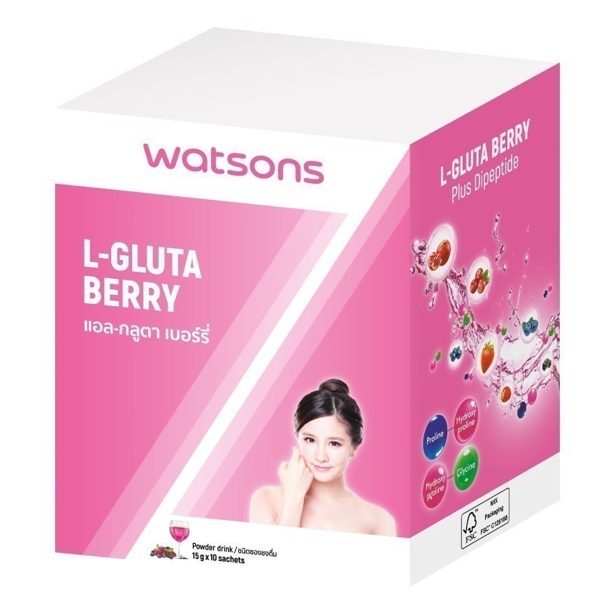 ลดเพิ่ม 30% 🔥 Watsons วัตสัน คอลลาเจน แอล กลูต้า watson collagen L-Gluta 10 ซอง