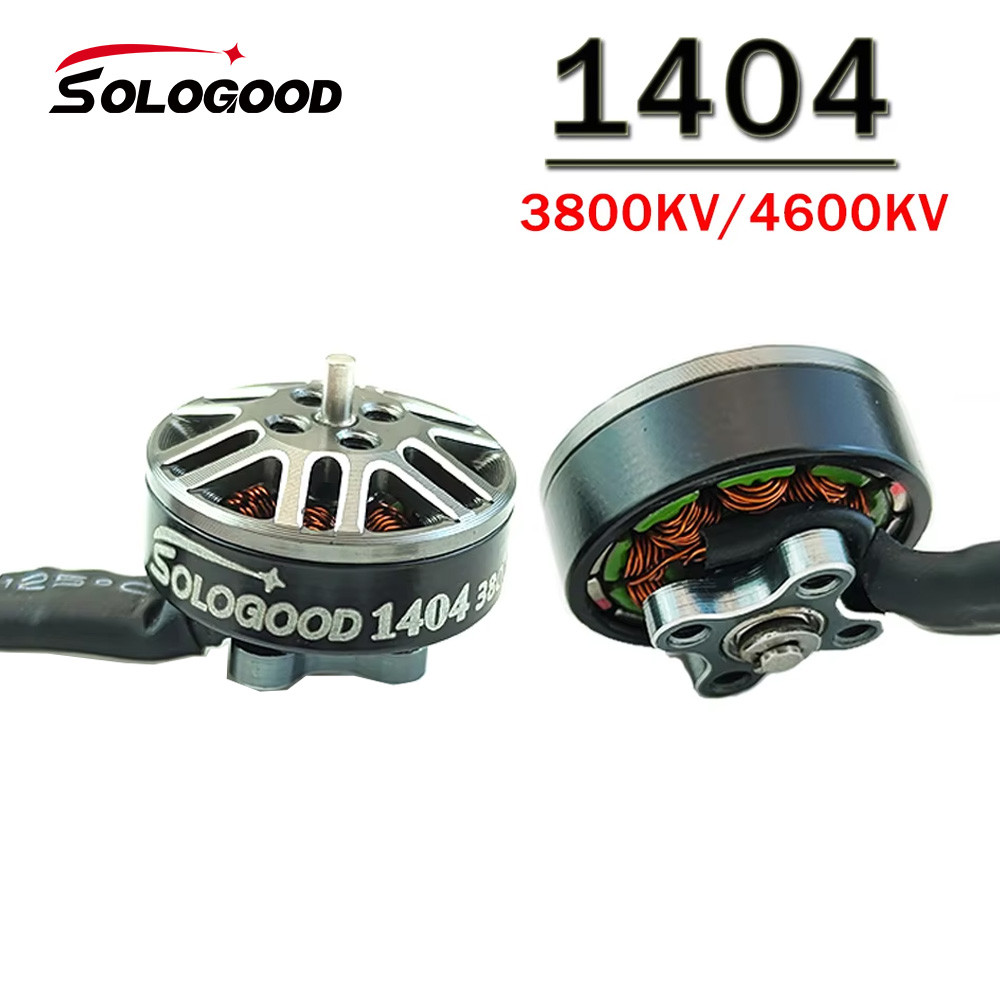 Sologood 1404 3800KV 4600KV 3-4S มอเตอร์แบบไม่มีแปรงสําหรับ FPV Multicopter สําหรับ RC Drone – โปรปัง