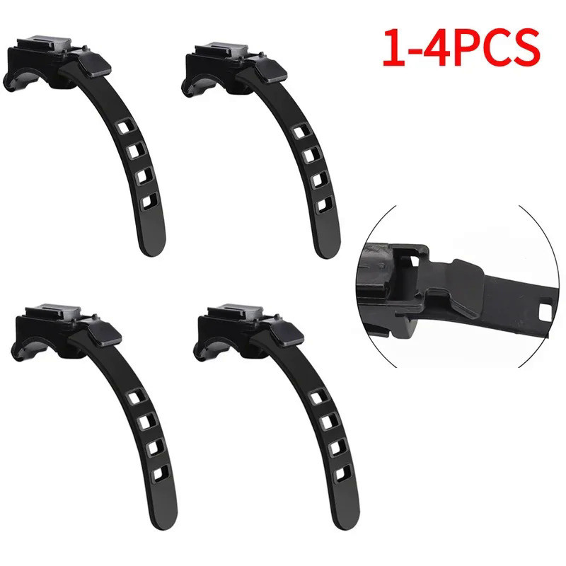1-4PCS Bike Cycle Head Lights Holder Adapter Bicycle Front Lamp Bracket Bicycle Light Computer Brack