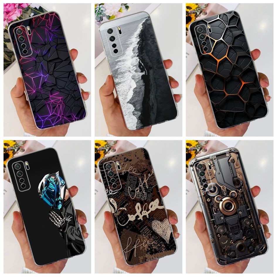 สําหรับ Huawei P40 Lite 5G ปลอก CDY-NX9A ปกอ่อนการ์ตูนเย็นทาสีซิลิโคนเคสโทรศัพท์สําหรับ Huawei Nova 7 SE กรณี