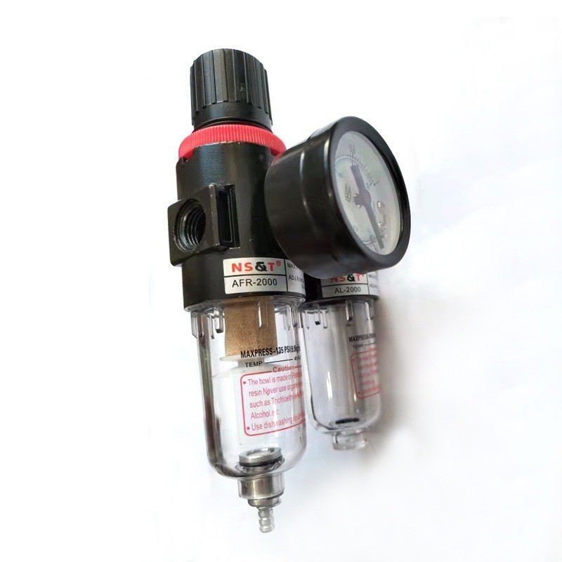 AFC2000 กรองอากาศปั้มลม ชุดกรองลมดักน้ำ กรองท้ายกาพ่นสี ปรับแรงดันลม PM20+SM20 - รูปที่ 6