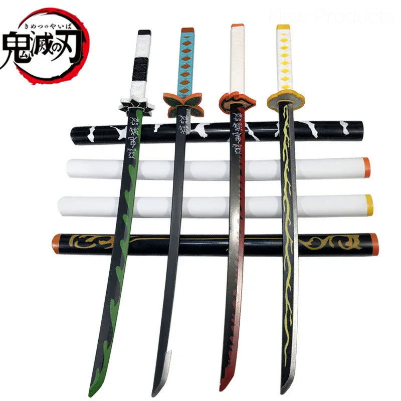 ✅ 80cm Anime Demon Slayer al Katana Cosplay Weapon  Sword Tomioka Giyuu Kyoujurou Tanjirou Swords