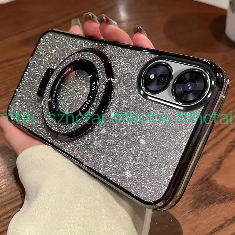 เคสโทรศัพท์oppo A18 A38 A98 A17 A17K A58 A78 A77S A77 4G 5G A96 A95 A57 A76 A74 4G 5G 2022 หรูหราElectroplated Glitterเคสโทรศัพท์เคสใสกันกระแทกฝาครอบกันกระแทก