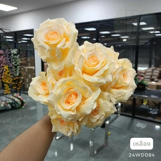 กุหลาบโลลิต้า 9 ดอก ช่อ 9 ก้าน ต้นสูง 48 cm ดอกไม้ประดิษฐ์สีสันสวยสดใส Flowers