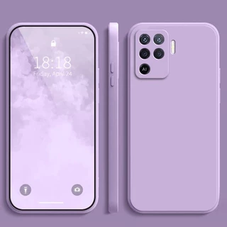 เคส OPPO A94 / Reno5F สีทึบ OPPO Reno5 F / A94 เคสซิลิโคนป้องกันการตกสีธรรมดาเรียบง่าย YT