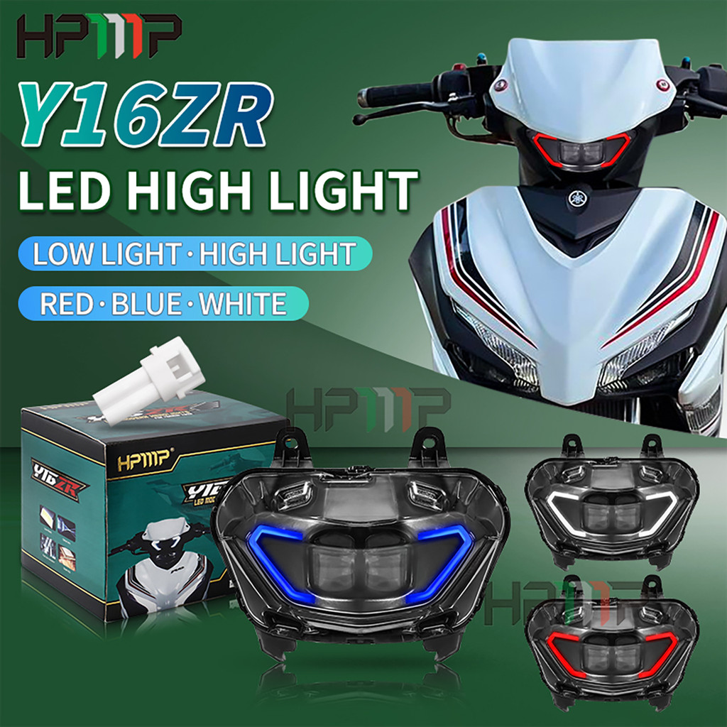 Hpmp Y16ZR LED ไฟหน้าโคมไฟ DEPAN LED ไฟหน้า PNP YAMAHA Y16 Y16ZR ASSY