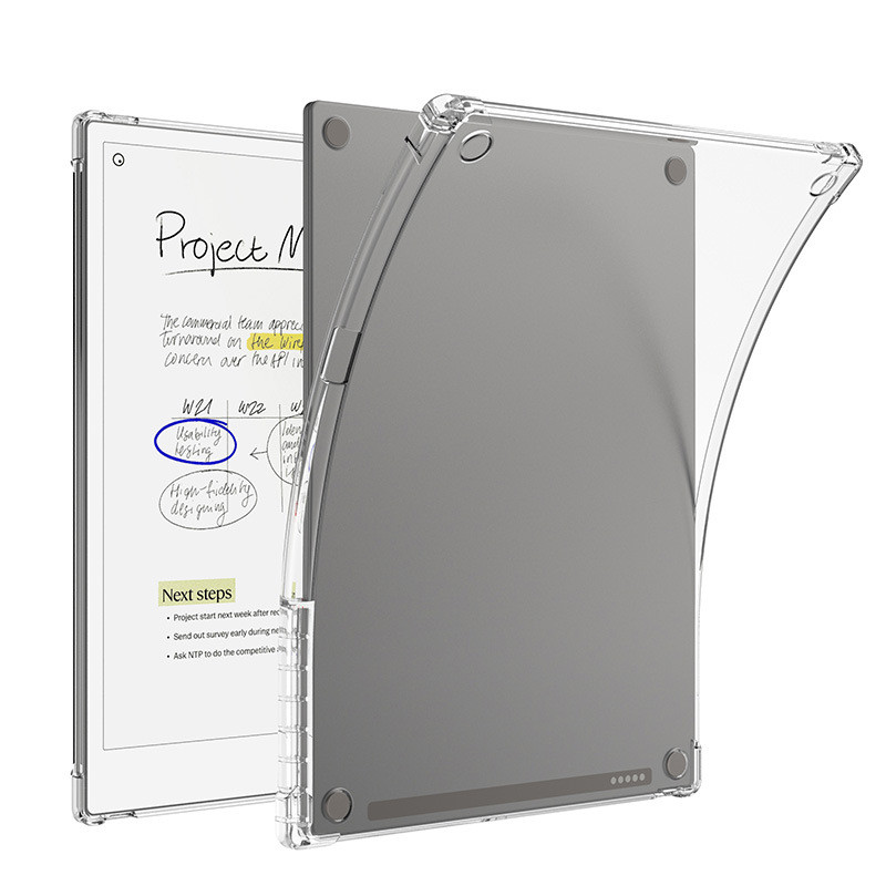 เคสกันกระแทกแบบใส TPU แบบนุ่มสําหรับ reMarkable Paper Pro 11.8 นิ้วฝาครอบป้องกันการตกพร้อมช่องเสียบปากกา reMarkablepaperpro Paperpro เคสป้องกัน jelly shell skin