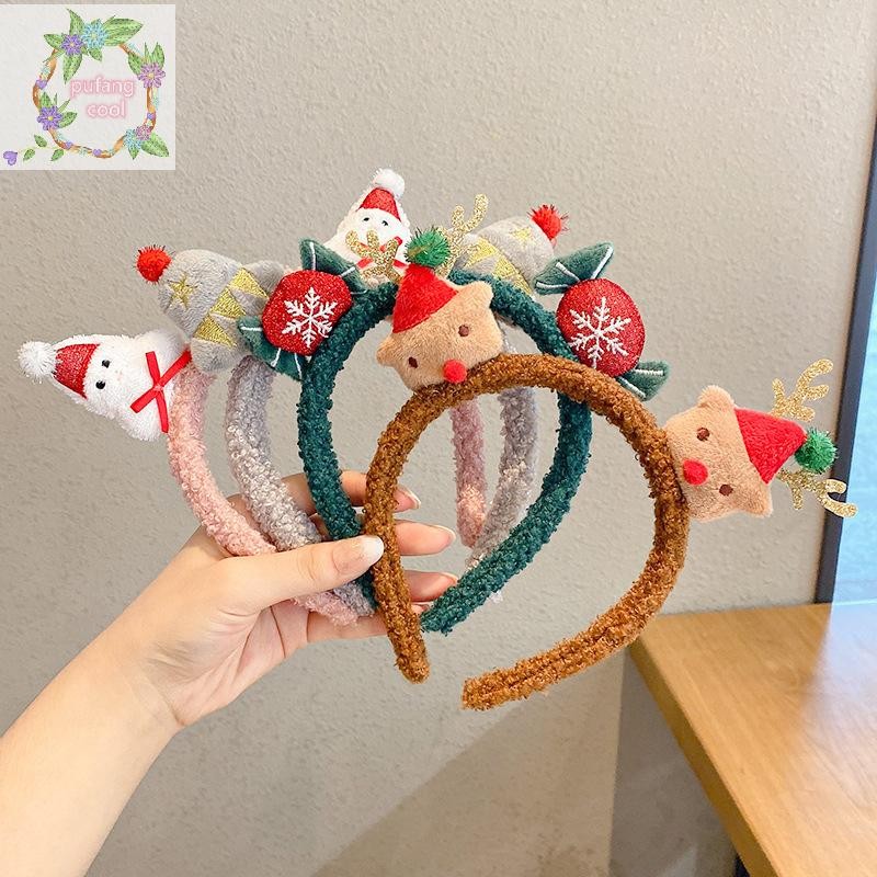 Pucool Merry Christmas ตกแต่งสําหรับบ้านต้นคริสต์มาสเครื่องประดับผม Xmas ตกแต่งปีใหม่ TH
