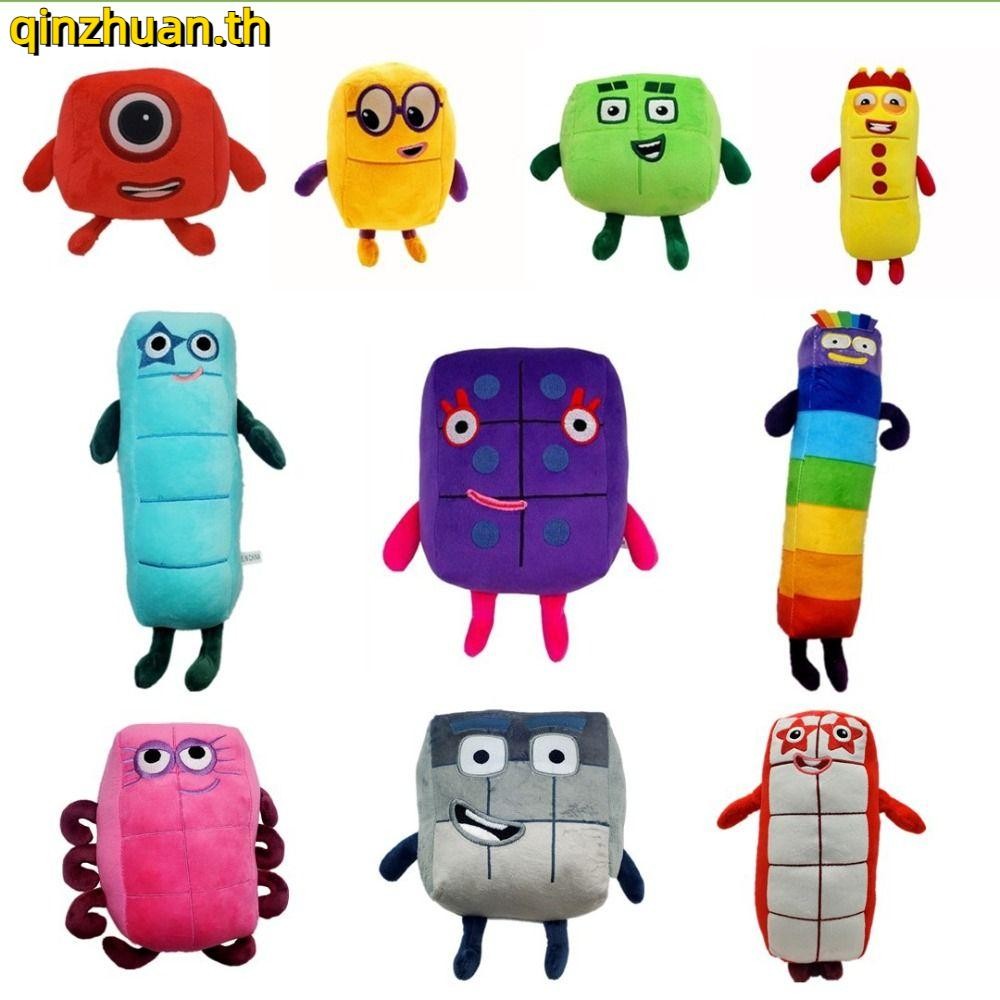 Qinzhuan Numberblocks ของเล่นตุ๊กตา, Digital Building Block เด็กคณิตศาสตร์ตรัสรู้ตุ๊กตาของเล่น,ตกแต่งการ์ตูนอะนิเมะตุ๊กตาของเล่นของขวัญ