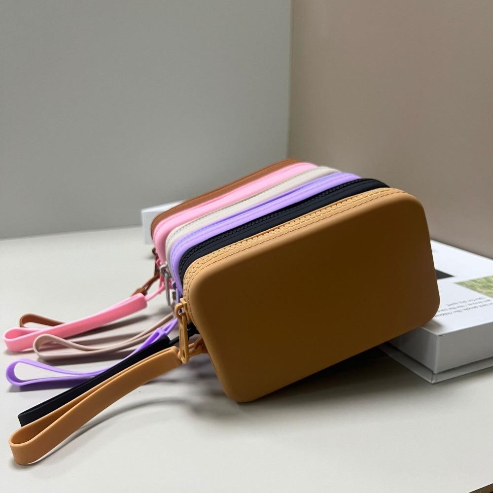 AURO Storage Bag ทรงคู่ ทำจากซิลิโคน กระเป๋าเงินและขั้วเหรียญสำหรับผู้ชาย ทนน้ำและประหยัดพื้นที่ ราคา ถูกที่สุด ดีลบีเคเค แกลเลอรีภาพที่ 5
