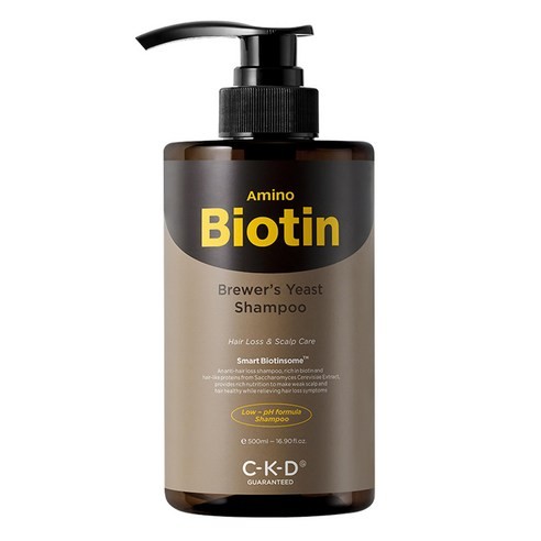 Ckd Amino Biotin Beer Yeast Shampoo 500ml - มีเสริมผม โภชนาการ ไบโอติน และยีสต์เบียร์