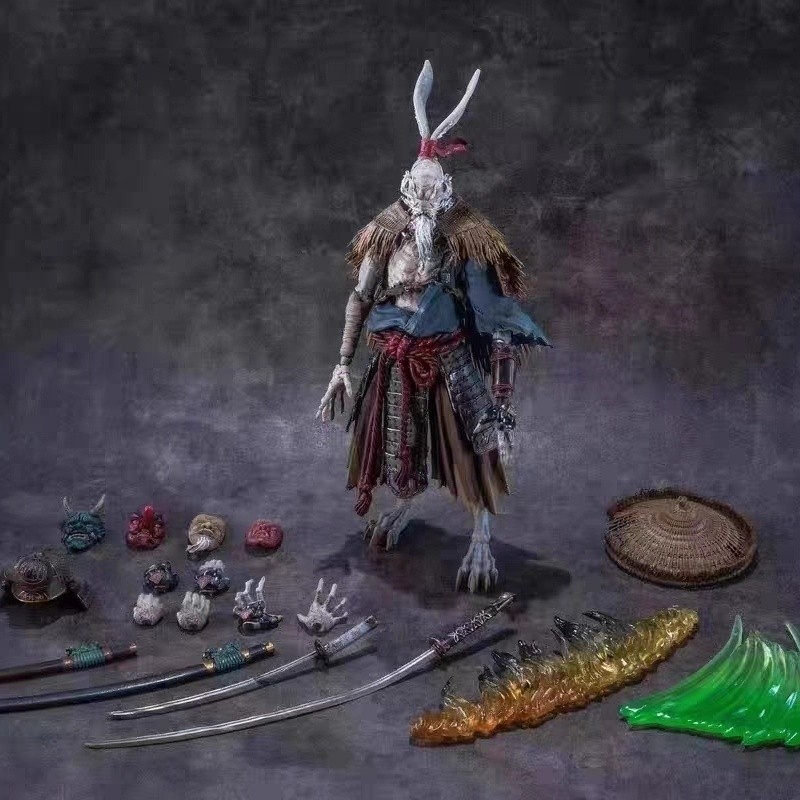 Spot Craftsman League Furui Planet Swordsman Unknown MU-FP004 Bunny Man 1/12ตุ๊กตากระต่ายที่เคลื่อนย