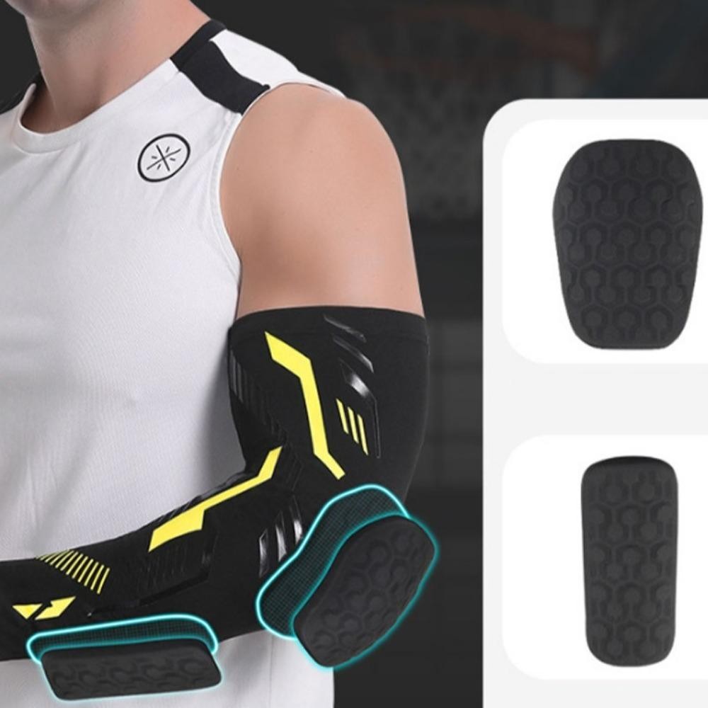 Quantuml สนับศอก,แยกรังผึ้งแขนป้องกันแขน,CrashproofยาวDual Anti-Collisionการบีบอัดสนับสนุนข้อศอกรั้งGuardกีฬาความปลอดภัย ราคา ถูกที่สุด ดีลบีเคเค แกลเลอรีภาพที่ 3