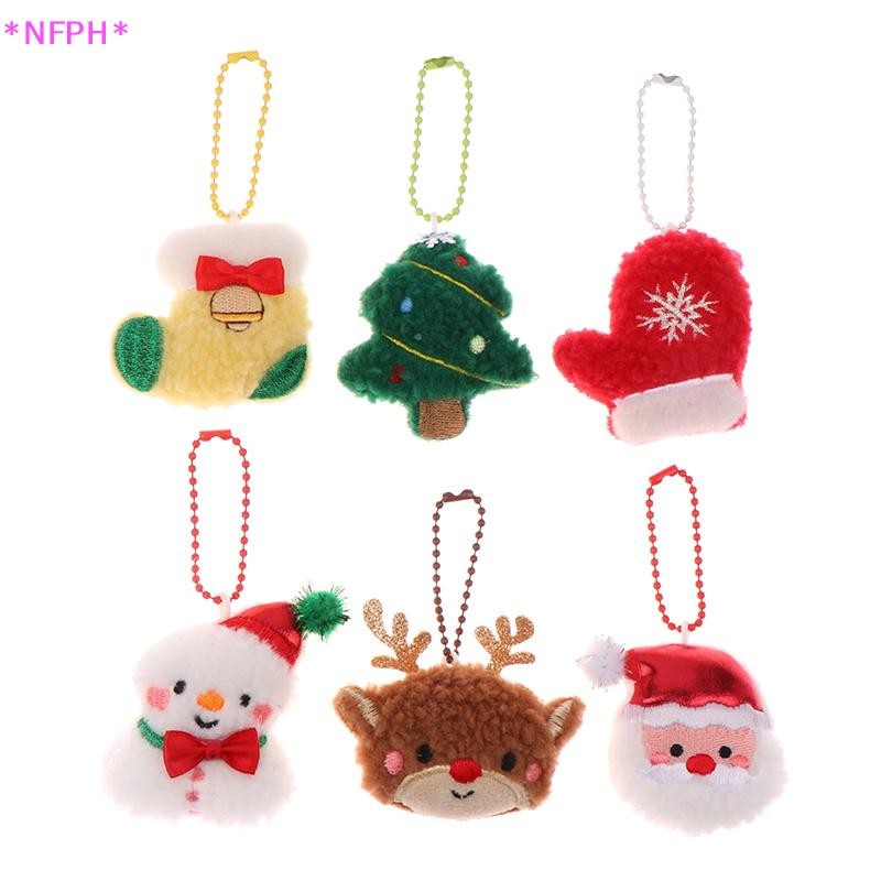 Nfph>ตุ๊กตาคริสต์มาสsanta Claus Snowman Elkจี้Merryตกแต่งคริสต์มาสสําหรับบ้านเครื่องประดับคริสต์มาสใหม่