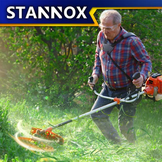 เอ็นตัดหญ้า เอ็นตัดหญ้าไส้สลิง STANNOX ขนาด 3 มิล ความยาว 15 เมตร ใช้กับเครื่องตัดหญ้าได้ทุกรุ่น ทนทาน ใช้งานง่าย