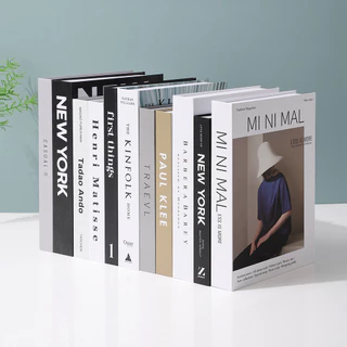 หนังสือปลอม หนังสือโชว์ พร็อพถ่ายรูป หนังสือแต่งบ้าน ดีเทลขอบโค้ง ดลาย ปกแข็ง​ สีสดคมชัด​ 20แบบ
