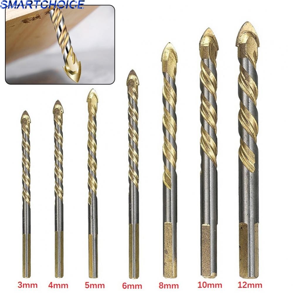 Gold Color Triangle Drill Bit for Porcelain Tile Concrete Brick Glass Hole Punch