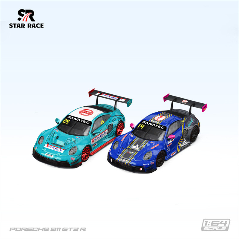Star Race SR 1:64 911 GT3 R Limited999 รถโมเดลDiecast