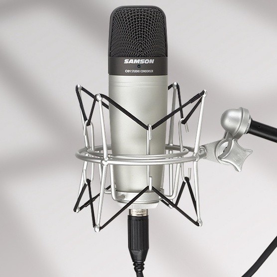 SAMSON/SAMSON C01 คอนเดนเซอร์ไมโครโฟนไดอะแฟรมขนาดใหญ่ไมโครโฟนคอนเดนเซอร์บันทึกมืออาชีพไมโครโฟนเครือข