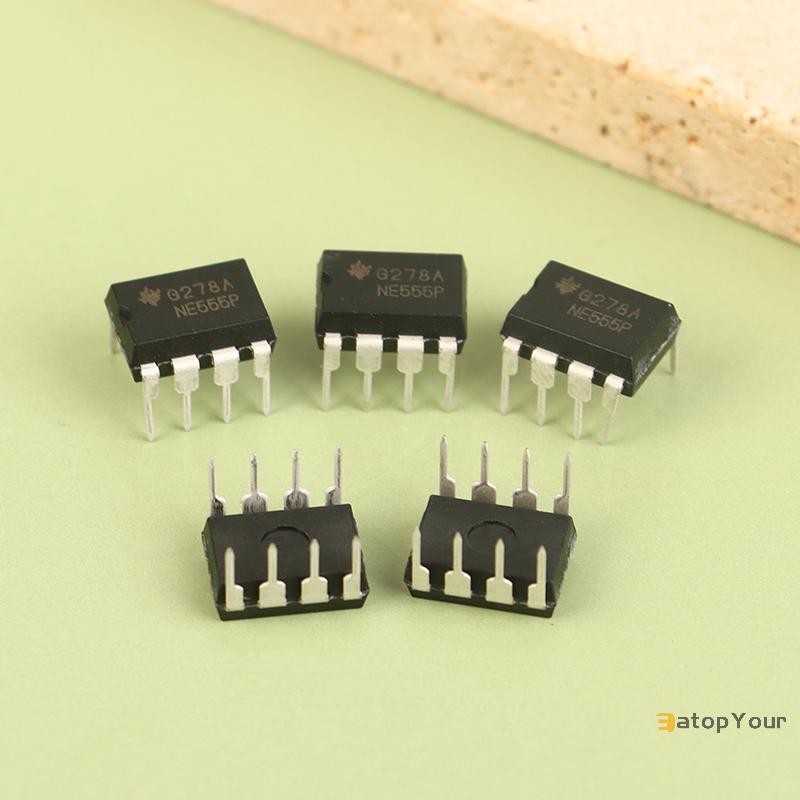 EatopYour] 20 ชิ้น NE555 NE555P Integrated IC Direct Plug DIP-8P Base Circuit Chip Electronicpons ให