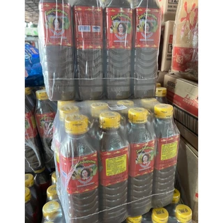 น้ำปลาร้าปรุงสุก แม่บุญล้ำ ฝาเหลืองยกโหล 12 ขวด แกง อ่อม