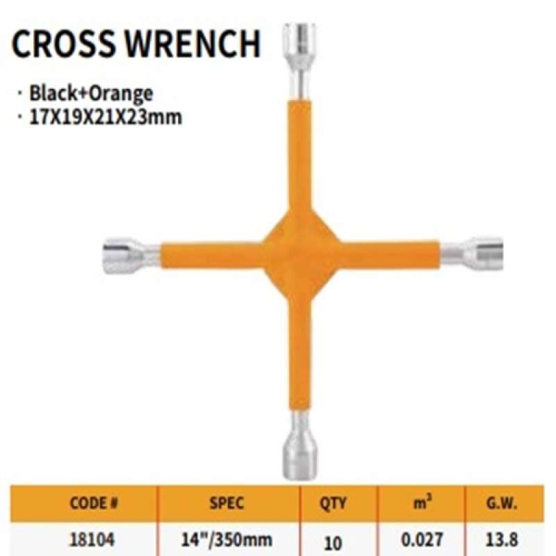ประแจกากบาท ประแจยาง ประแจกากบาทรถยนต์ 14ใน 18104 ติงฉี