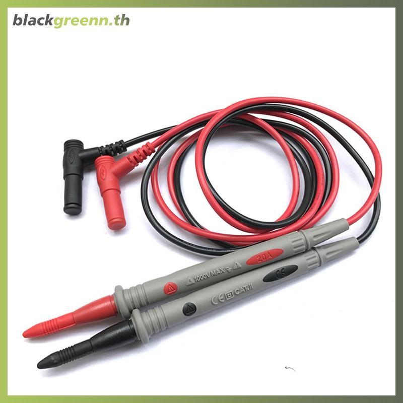 BREE 1 คู่ Universal Probe Test Leads Pin สําหรับมัลติมิเตอร์แบบดิจิตอลเข็มเคล็ดลับ Meter เครื่องทดสอบหลายเมตร Lead Probe สายไฟปากกา 20A. - รูปที่ 4
