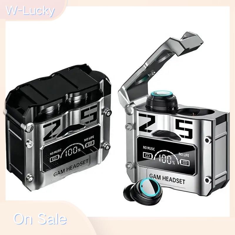 W-Lucky M25 TWS หูฟังไร้สายหูฟัง Touch Control ลดเสียงรบกวนหูฟังสเตอริโอกันน้ําชุดหูฟัง Nice