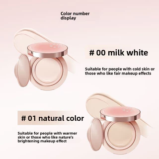 CHIOTURE Milk Skin Makeup Air Cushion Liquid Foundation BB Cream Moisturizing Oil Control แต่งหน้า 12H ผิวแห้ง Oil Skin