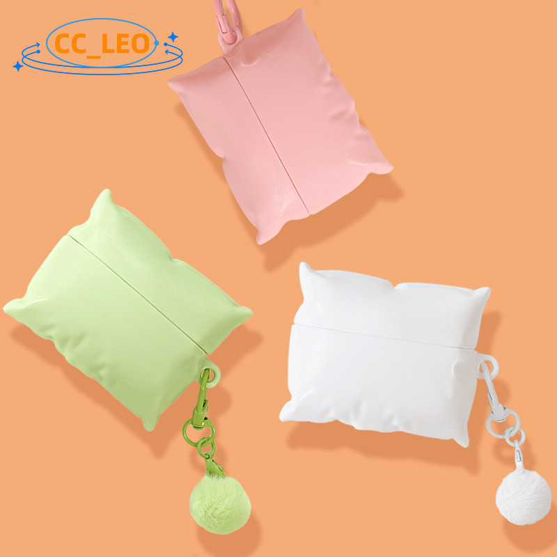 Case for Baseus BP1 Pro Case 3D Cute Pillow Cartoon Baseus Bass EP10 Pro Silicone Soft Case Shockpro