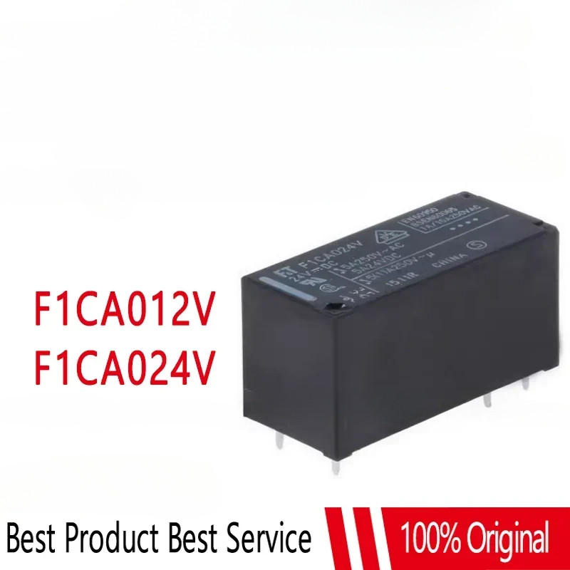 5-10 ชิ้น/ล็อต F1CA005V F1CA012V F1CA024V DIP-8 ใหม่ Original Power Relay DPDT FTR-F1CA012V FTR-F1CA